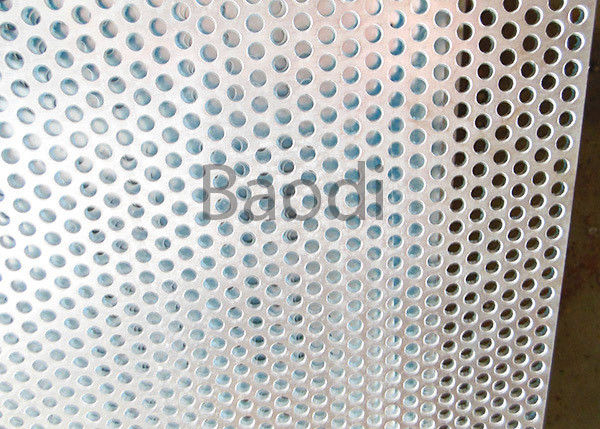 Carbon Steel Metal Perforated Panels Round Hole Perforated