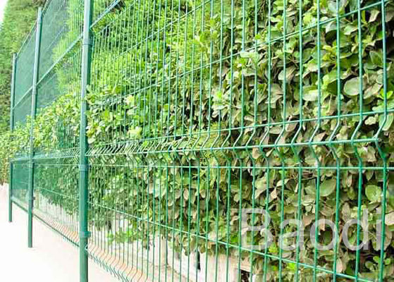 3 - 6 Mm Garden Fencing Wire Mesh , Vinyl Coated Welded Wire Fencing For Park