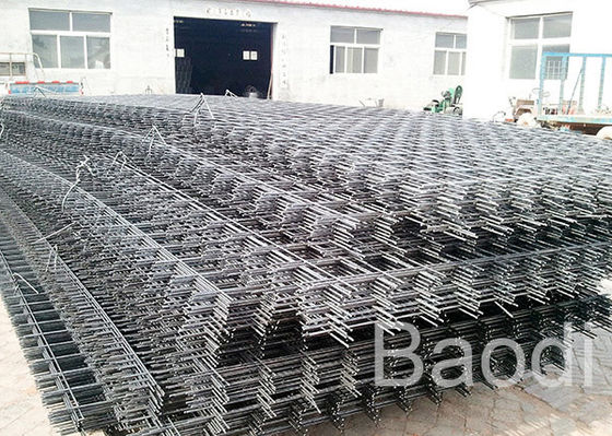 Deformed Bar Welded Steel Wire Remesh Sheet 2.4 M Panel Width For Airport / Tunnel
