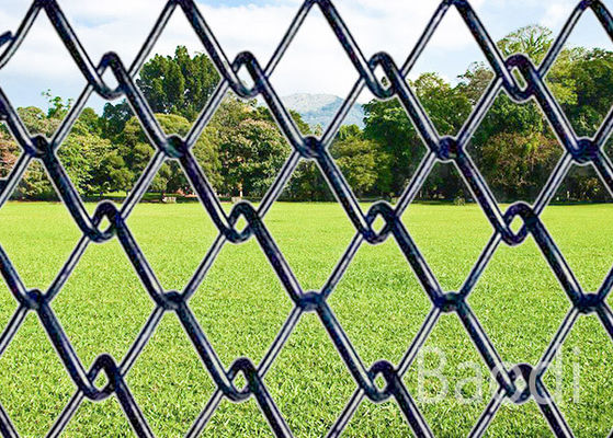 Privacy Fence Panels With Diamond Hole Pattern , Garden Cyclone Wire Fence 