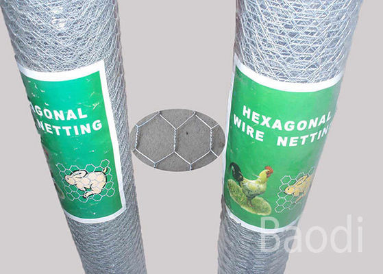 Poultry Fence Pvc Coated Chicken Wire Mesh Oxidation Resistant With Straight Twist