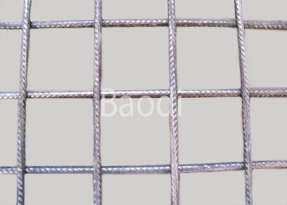 Welded Concrete Reinforcing Wire Mesh Panels High Strength For Wharf Construction