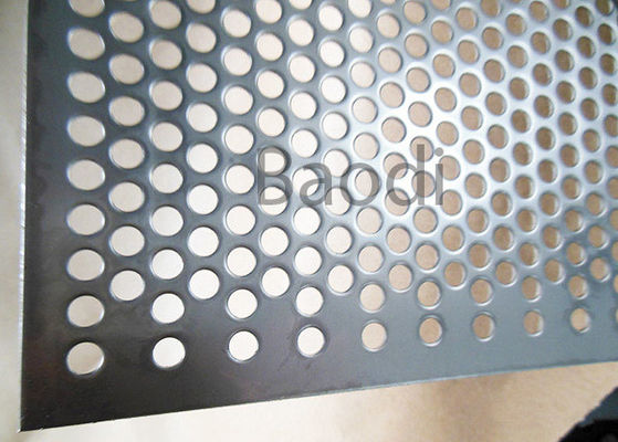 Round Hole Perforated Steel Sheet 1m X 2m For Chemical Filter Screen