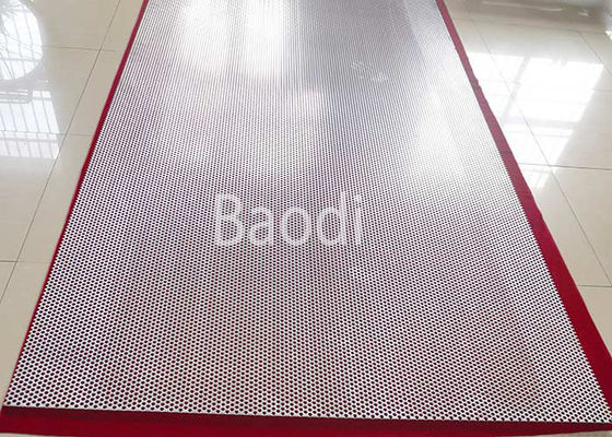 Decorative Round Hole Aluminum Perforated Steel Sheet For Architecture