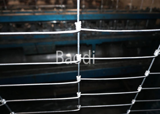 Hinge Joint Knot Woven Field Fence Made Of Galvanized Iron Wire Fence