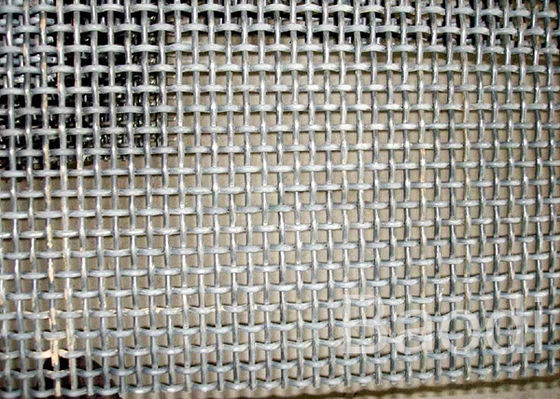 Mining Filter Construction 1.6mm Crimped Woven Wire Mesh Square Hole