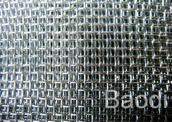 Square Hole Mine Safety Net Crimped Mesh 1m Height