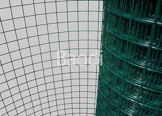 Animal Fence Pvc Coated 1x1 Ss Weld Mesh Green Color 19 Gauge