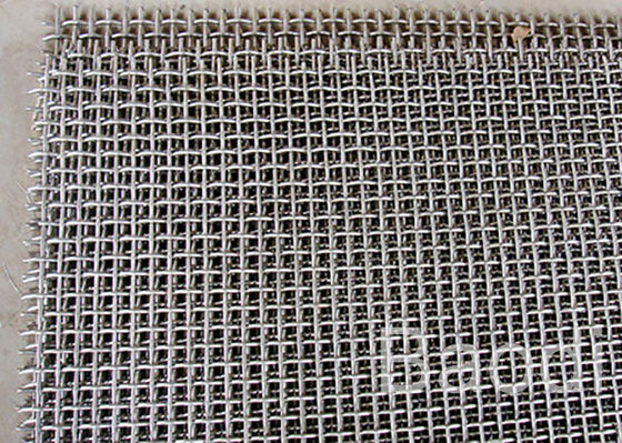 Aluminum Woven Screen Lock Crimp Wire Mesh Anti Slip