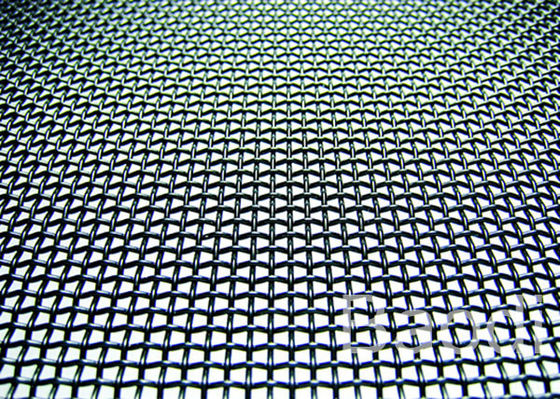 Stainlesss Anti Rust Steel Crimped Wire Mesh Galvanized Woven Square Grid