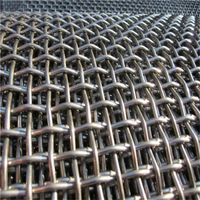 10*10 MM 304 Stainless Steel Crimped Woven Wire Mesh SS Heavy Screen Mesh