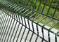 Railway Vinyl Coated Wire Mesh Fence With Low Carbon Steel / Powder Spray Coating