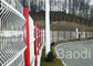 White Welded Wire Mesh Fence Reliable Security For Machine Protection 2.4m X 3m