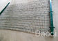 Highway Road Safety Green Wire Mesh Fence Semi Opaque With Low Carbon Steel