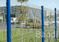 Courtyard Metal Mesh Fence Panels , Vinyl Coated Welded Wire Fence For Industry Zone