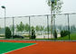 Green Plastic Chain Link Mesh Fence PVC Coated After Galvanized For Stadium