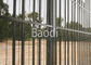 Black Security Mesh Fencing 76.2mm X 12.7mm ,  Easily Assembled Airport Security Fencing