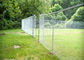 Hot Dip Galvanized Chain Link Fabric Uniform Mesh Opening For Boundary Fence