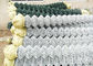 Roadway Galvanized Chain Link Mesh Fence 6 Feet In Roll Acid / Corrosion Resistant