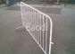 Portable White Temporary Mesh Fence Spray Paint Oxidation / Weather Resistant