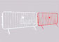 Removable Red Welded Temporary Mesh Fence For Crowd Control Barrier High Strength