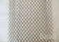 Roll Galvanized Chain Link Fabric / Metal Cyclone Fence With Galvanized Metal Post