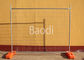 Removable Temporary Mesh Fence / Portable Welded Mesh Panel With Plastic Base
