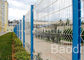 Plastic Coated Wire Mesh Fence Panels With Metal Post For Field Fence