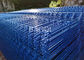 PVC Coated Welded Wire Fence Netting With Blue Color For Road Fencing