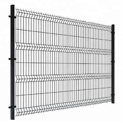 Commercial Galvanized Steel Welded Curved 3D Garden V Folds Welded Wire Mesh Fence