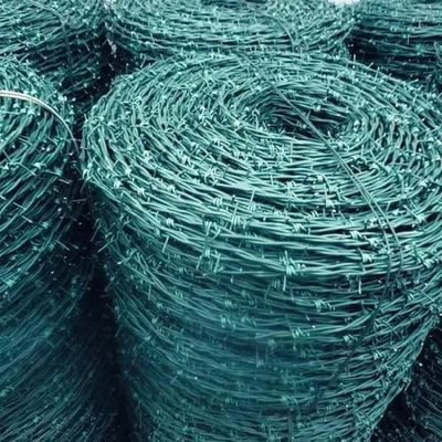 14 Gauge High Tensile Barbed Wire  25kg Per Roll Razor Blade Wire