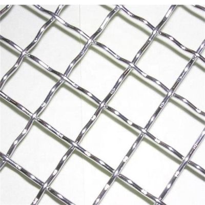 Woven Stainless Steel Spring Wire Crimped Gauze square Wire Mesh 10mm 10x10 50x50