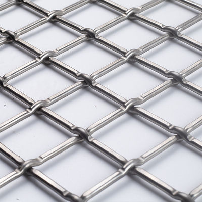 1 2 3 4 Mesh Stainless Steel Double Crimped Wire Mesh As Infill Panels Cages and Decoration
