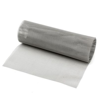 304 Stainless Steel Woven Wire Mesh 10-500 Mesh Corrosion Resistant Metal Filter Screen with Customizable Wide Rolls