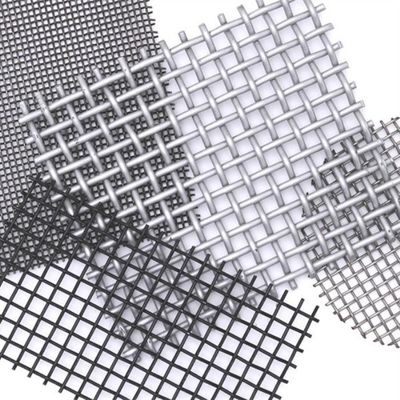 High Quality 304 316 Stainless Steel Wire Mesh Filter Net Screen Cloth Metal Mesh Square Wire Netting Woven Mesh