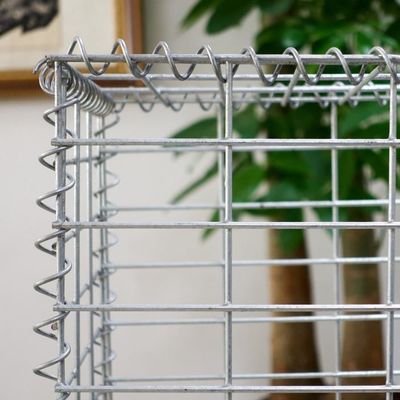 Customzied 2.0-4.0mm Welded Gabion Box 2*1*1 Wire Baskets For Stones