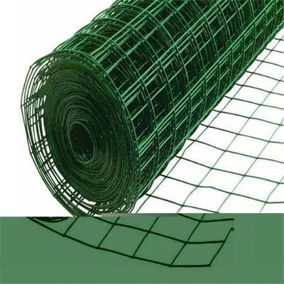 PVC Coated Welded Euro Mesh Square Hole Anti-Corrosion Rust Resistant Green Metal Fence Panel