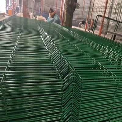 Hot Selling Powder Coated Agriculture Green Mesh 3D Welded Wire Mesh Fence Panel