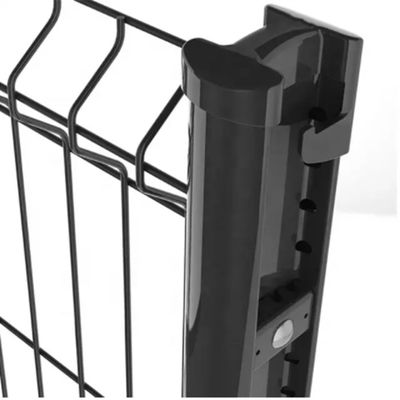Peach Post Type V Fold Curved Wire Fence Panel Euro Garden Fence
