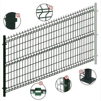 3D Mesh Fence with Low Carbon Steel Wire for Residential Areas, School, Parks, Highways, Factories