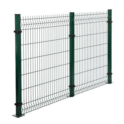 Factory Direct 1.8m*2.5m 3D Welded Wire Mesh Fence Panels with Hot Galvanized and Electrostatic Spraying for Easy Assembly and Customised Hole Size