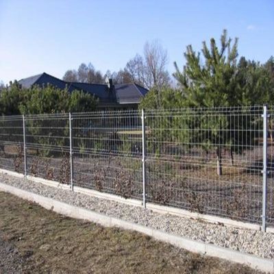 3d Fence Commercial Galvanized Steel Pvc Coated 3d Curved Triangle Bending Welded Wire Mesh