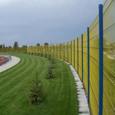 Premium PVC Coated Anti Rust 1.5m×2.5m 3D Curved Fence for Park Playground