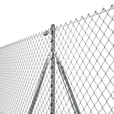 High Quality 6 Foot 8FT 10FT PVC Chain Link Fence Price Galvanized Cyclone Wire Fence Metal Panel for Garden Outdoor