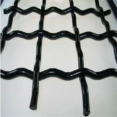 High-Tension 65 Mn Steel Crimped Wire Mesh Woven Steel Wire Mesh Vibrating Filters Heavy Industrial Screens