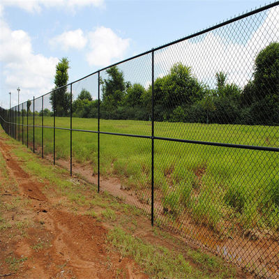 Fencing 50m 100 Color Feet High Six Ne Cyclone 10 Swg 50mm Pvc Coated Galvanized Chain Link Fence