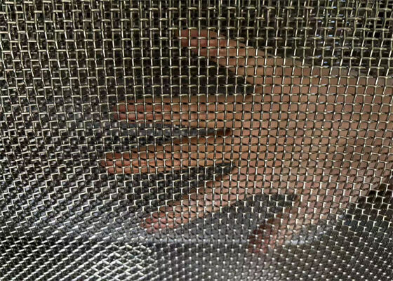 High Quality Square Aperture Stainless Steel  Crimped Wire Mesh For Sieving And Filtration