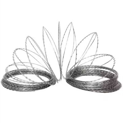 High Strength Stainless Steel Razor Wire Durable Security for Farm