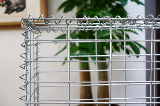 Zinc Coated Wire Mesh Gabion Box Garden Gabion Stone Cage Anti Rust 2