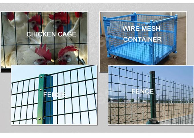 0.5mm-14mm Plastic PVC Welded Wire Mesh Rolls Durable Pet Cage Wire Mesh 4